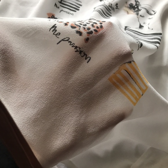 Zara chiffon like top - Picture 3 of 5